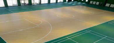 Indoor PVC sports floor