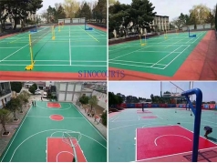 5mm to 8mm Outdoor multifunctional sport courts