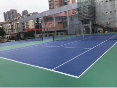 5mm outdoor stone surface pvc sports flooring for multi-functional sport courts
