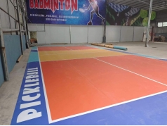 Customizable Rolled PVC Pickleball Flooring