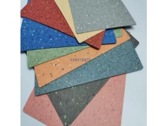 Homogeneous vinyl flooring